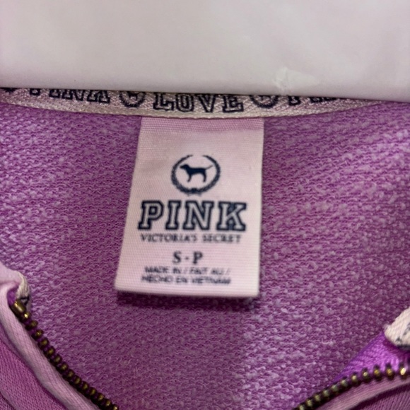 PINK Victoria Secret Y2K Light Purple Zip Up - Picture 5 of 5